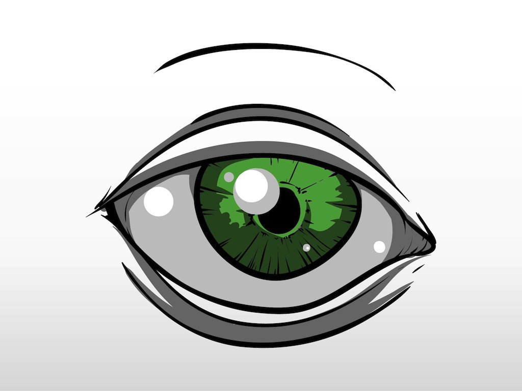 Green Eye Vector Art & Graphics | freevector.com