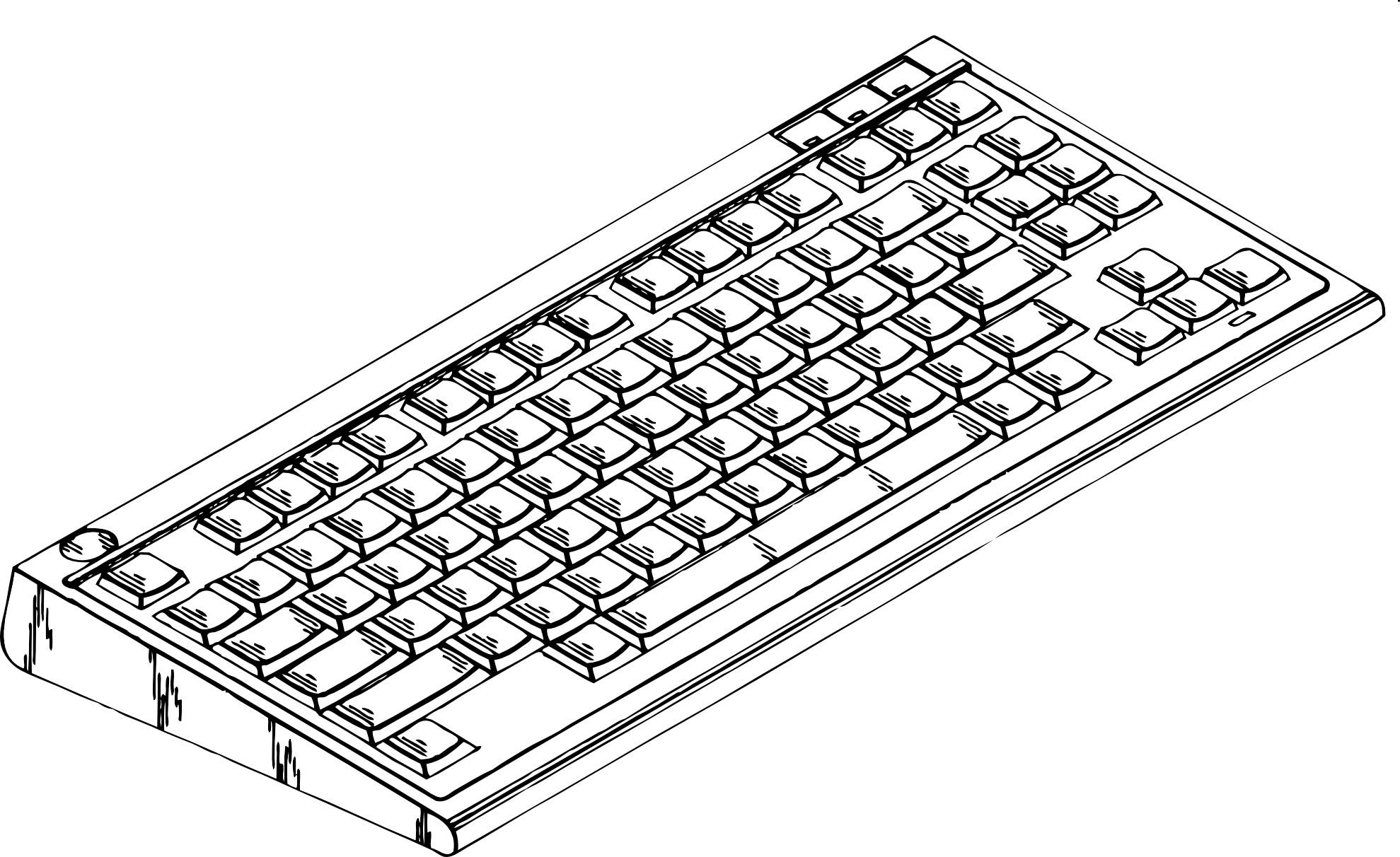 Keyboard Clip Art - Tumundografico