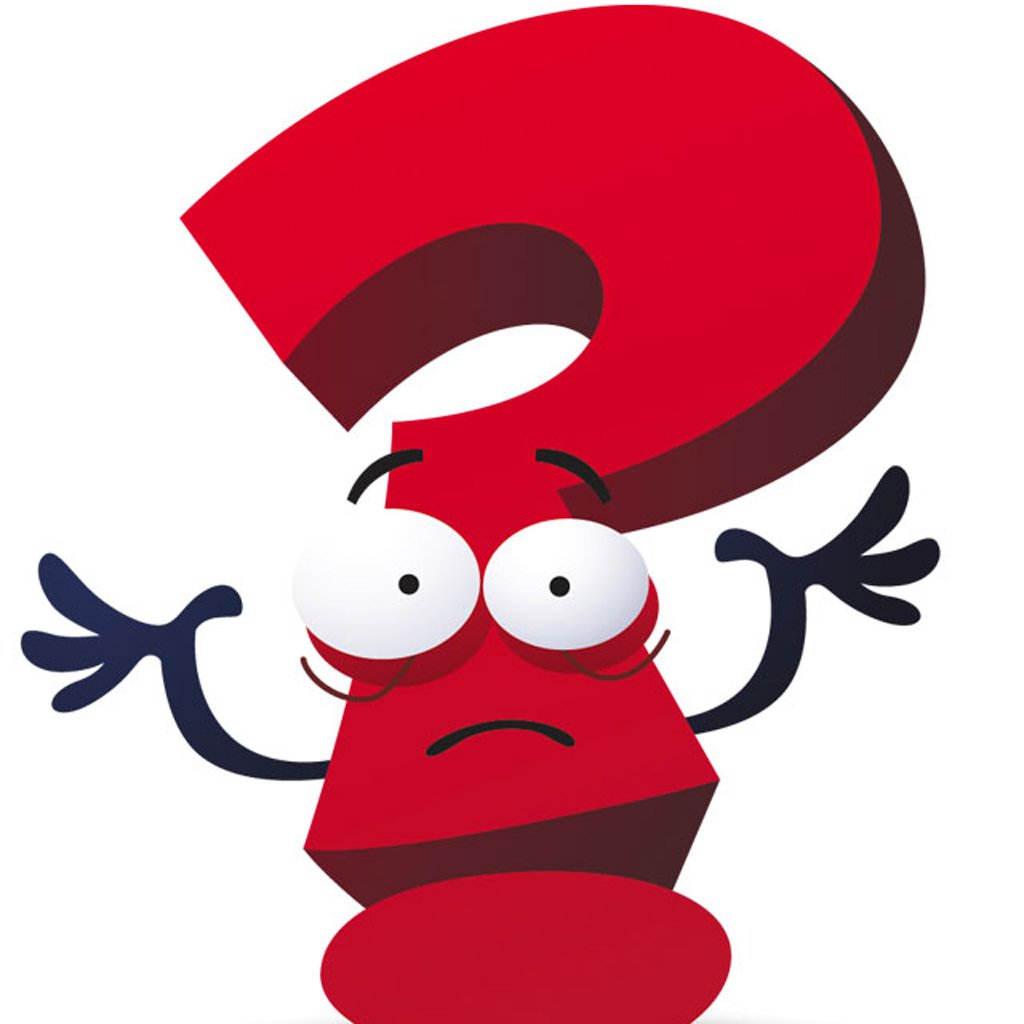 Red question mark clipart