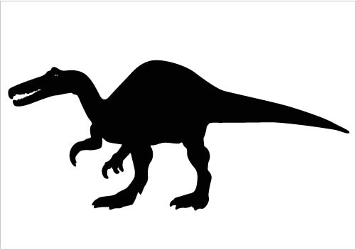 Dinosaurs Silhouette Vector Clipart Perfect for Download ...