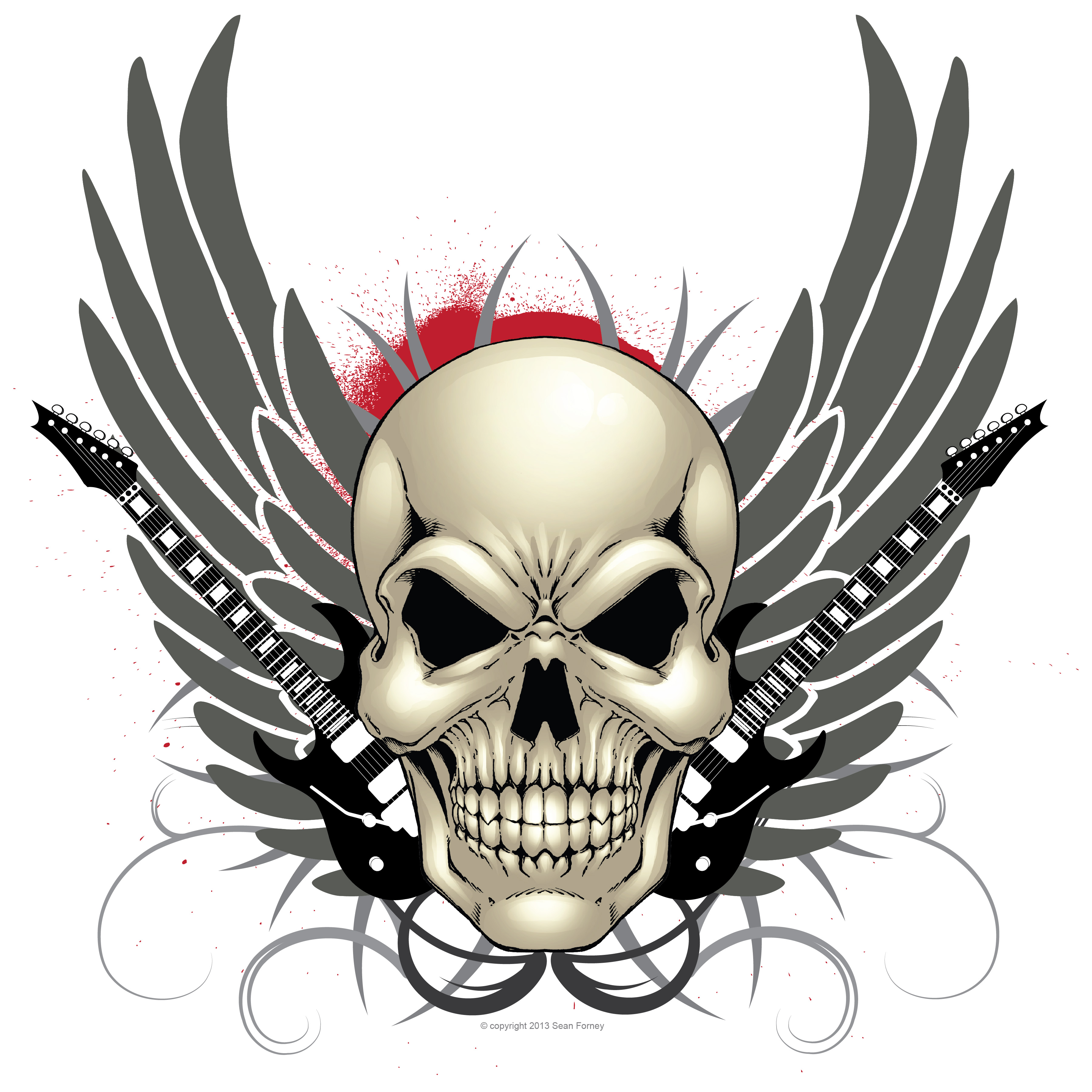 Skull With Wings | Free Download Clip Art | Free Clip Art | on ...