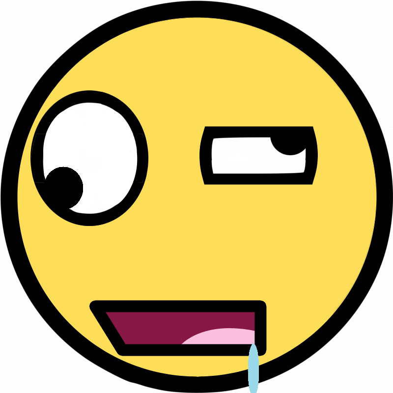 Drooling smiley | Awesome Face / Epic Smiley | Know Your Meme