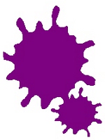 Purple Paint Splash Clipart