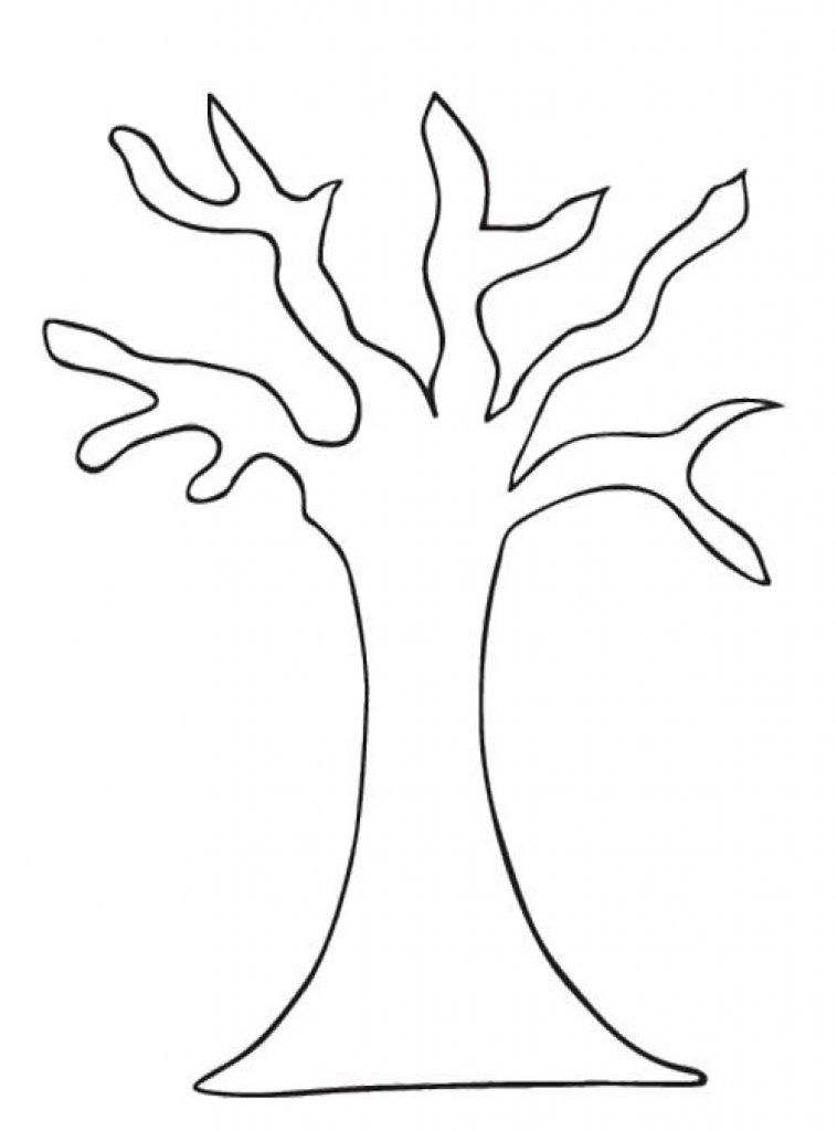 Bare Tree Colouring In ClipArt Best