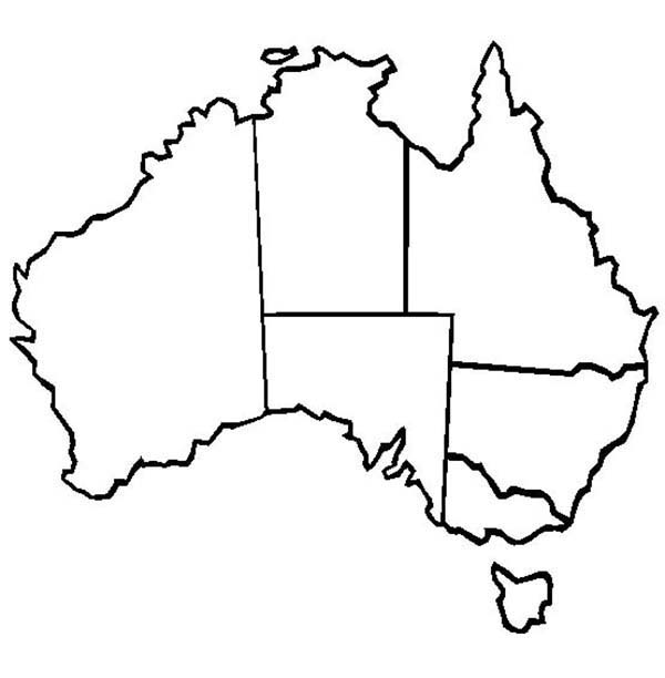 Australia Outline Map - ClipArt Best