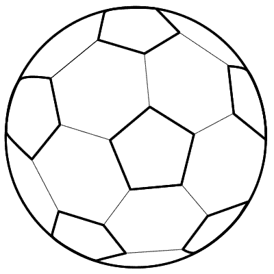 Soccer Ball Line Drawing - ClipArt Best