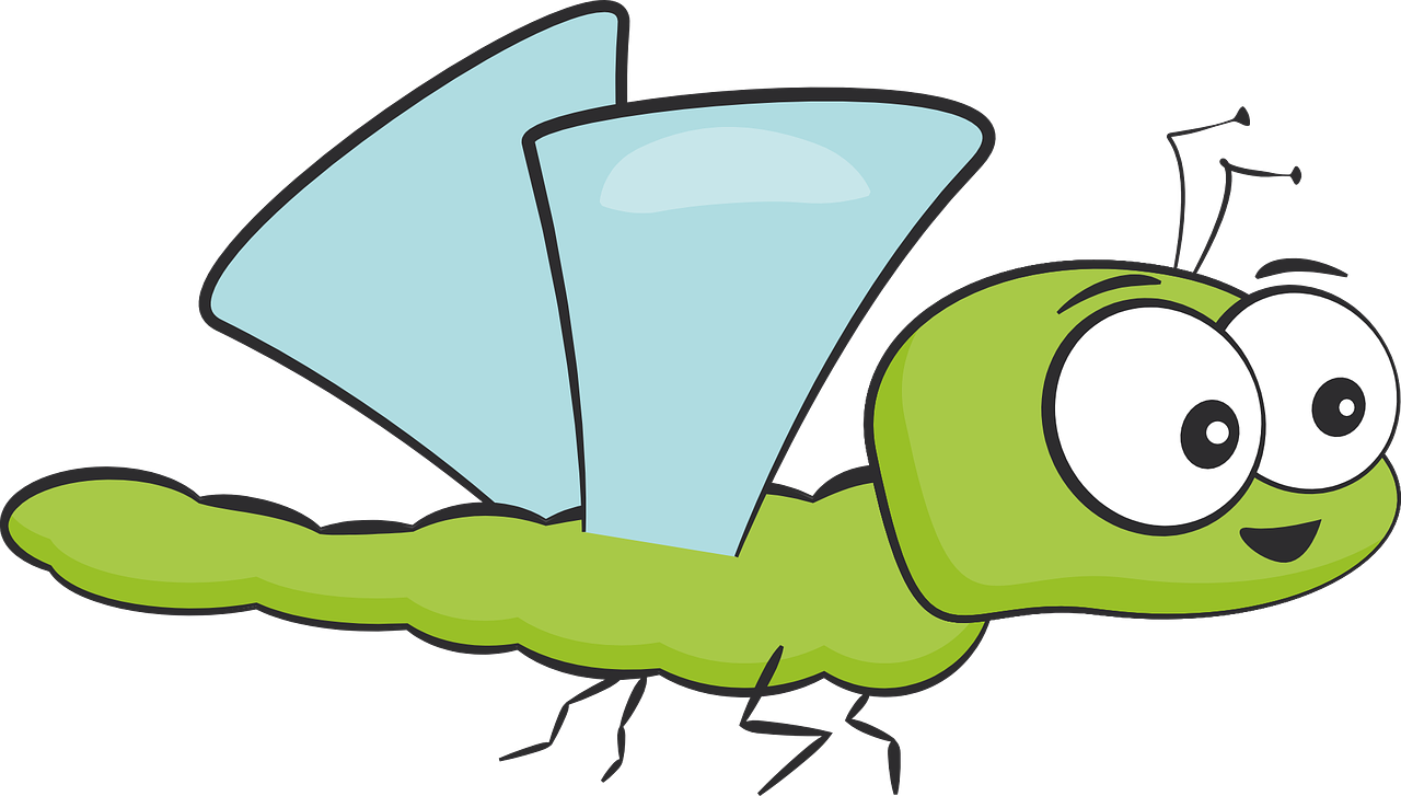 Cartoon Dragonfly Clipart