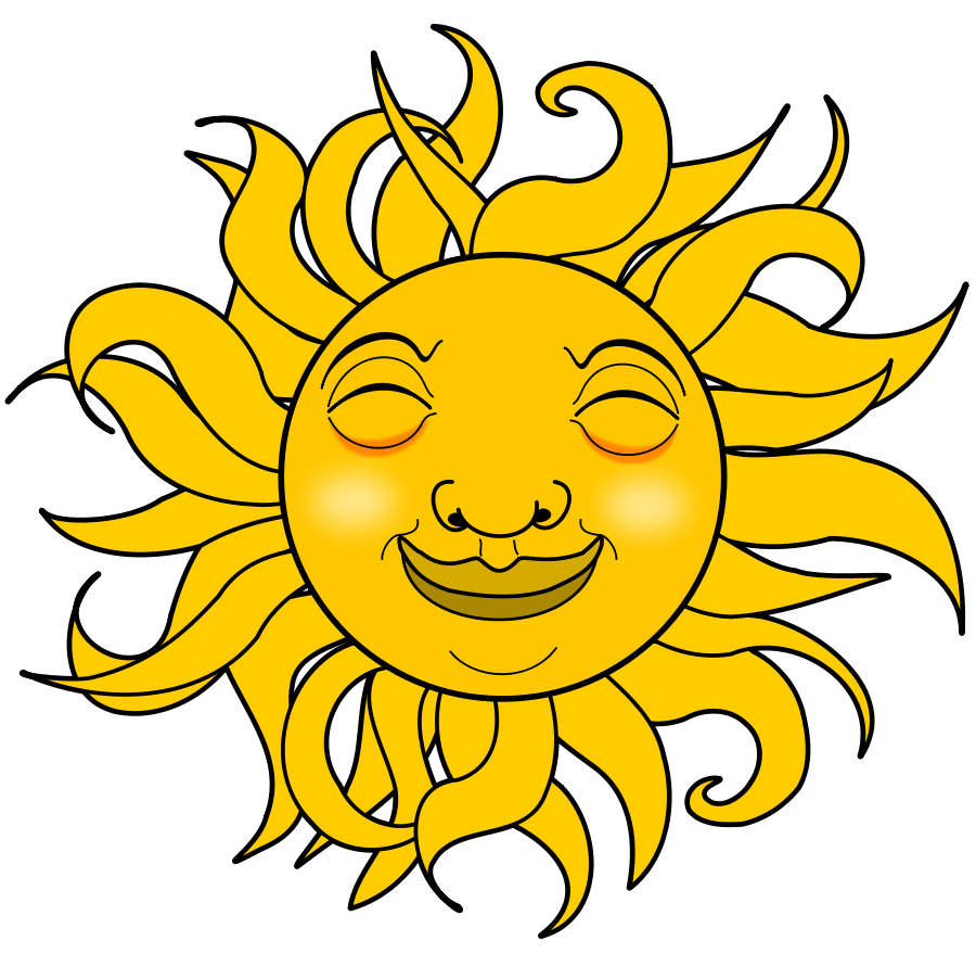 Sun And Moon Clip Art - Cliparts and Others Art Inspiration