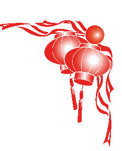 Chinese new year decorations clipart