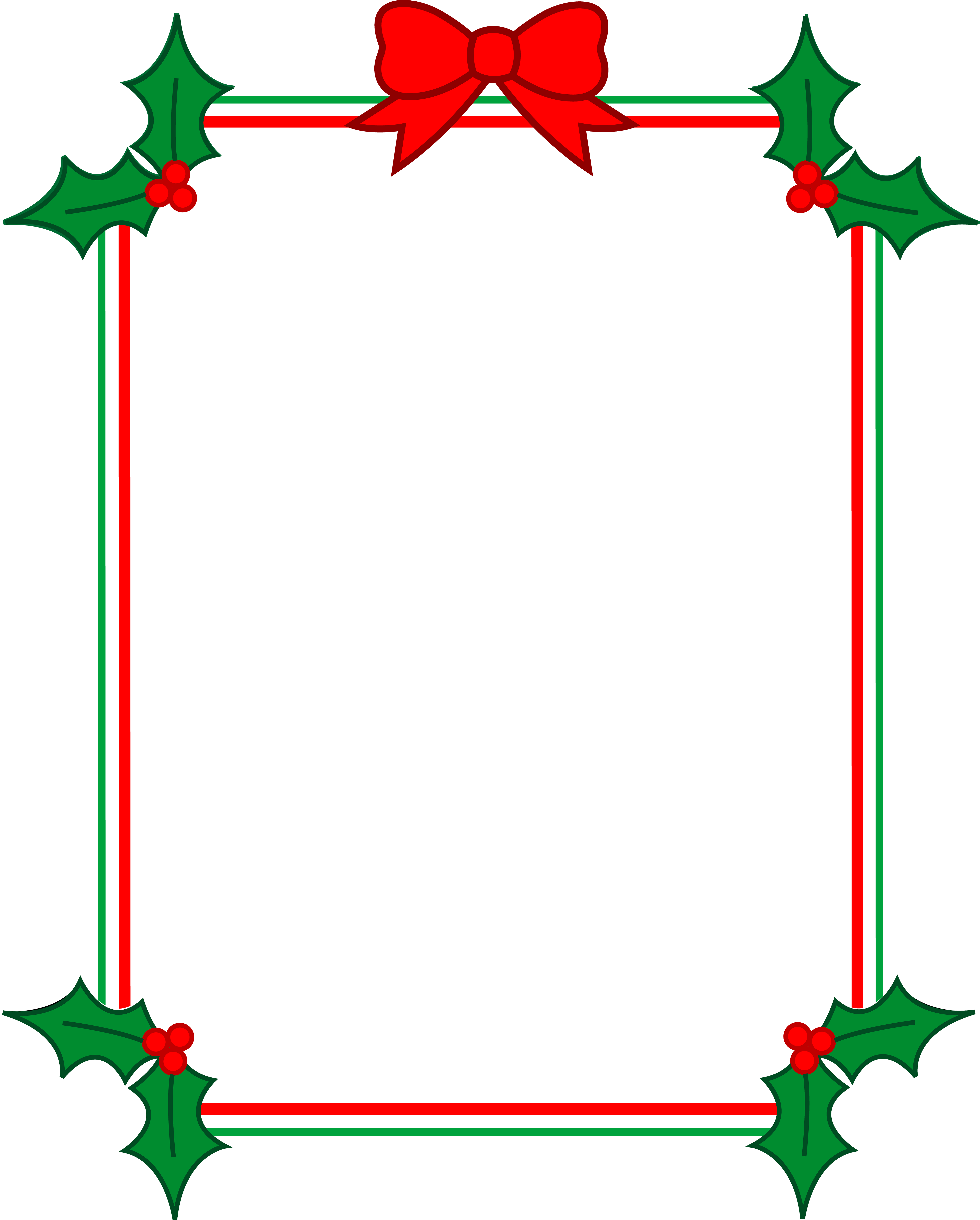 Free clipart christmas frames and borders transparent