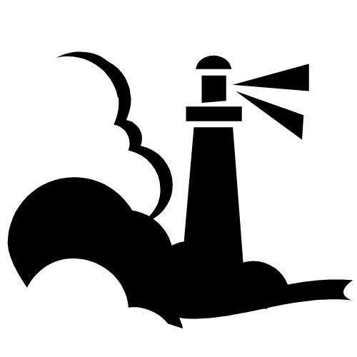 21+ Lighthouse Black And White Clipart