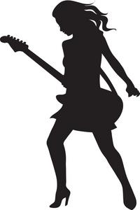 48+ Rock Guitar Player Clipart