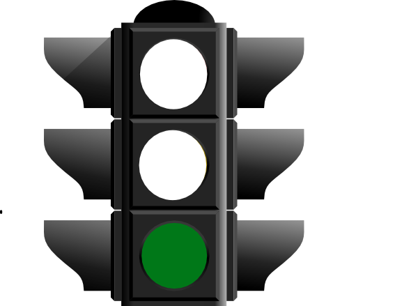Traffic light clipart green light