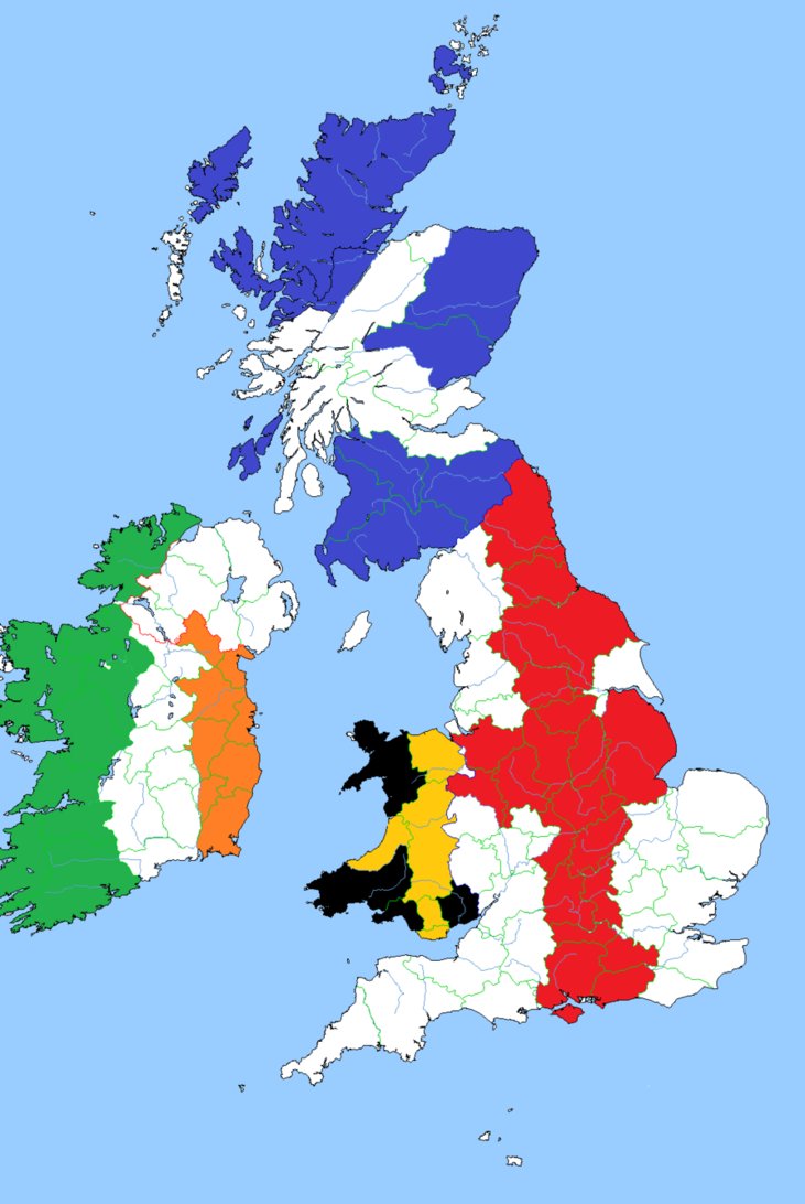 Britain and Ireland - Flag Map by Rory-The-Lion on DeviantArt