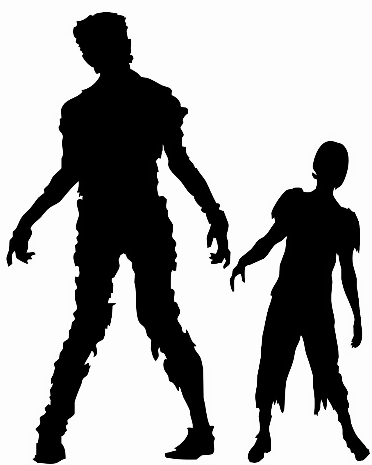 zombie clipart black and white - photo #10
