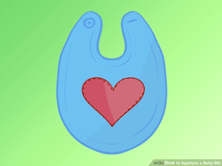 How to Applique a Baby Bib (with Pictures) - wikiHow