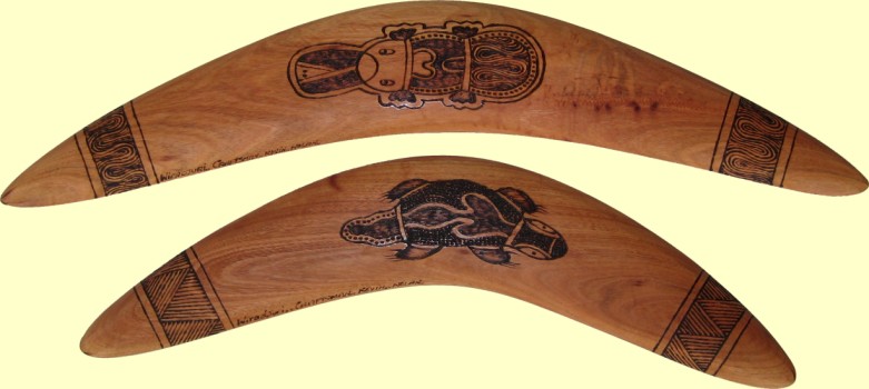 Aboriginal Art Boomerangs
