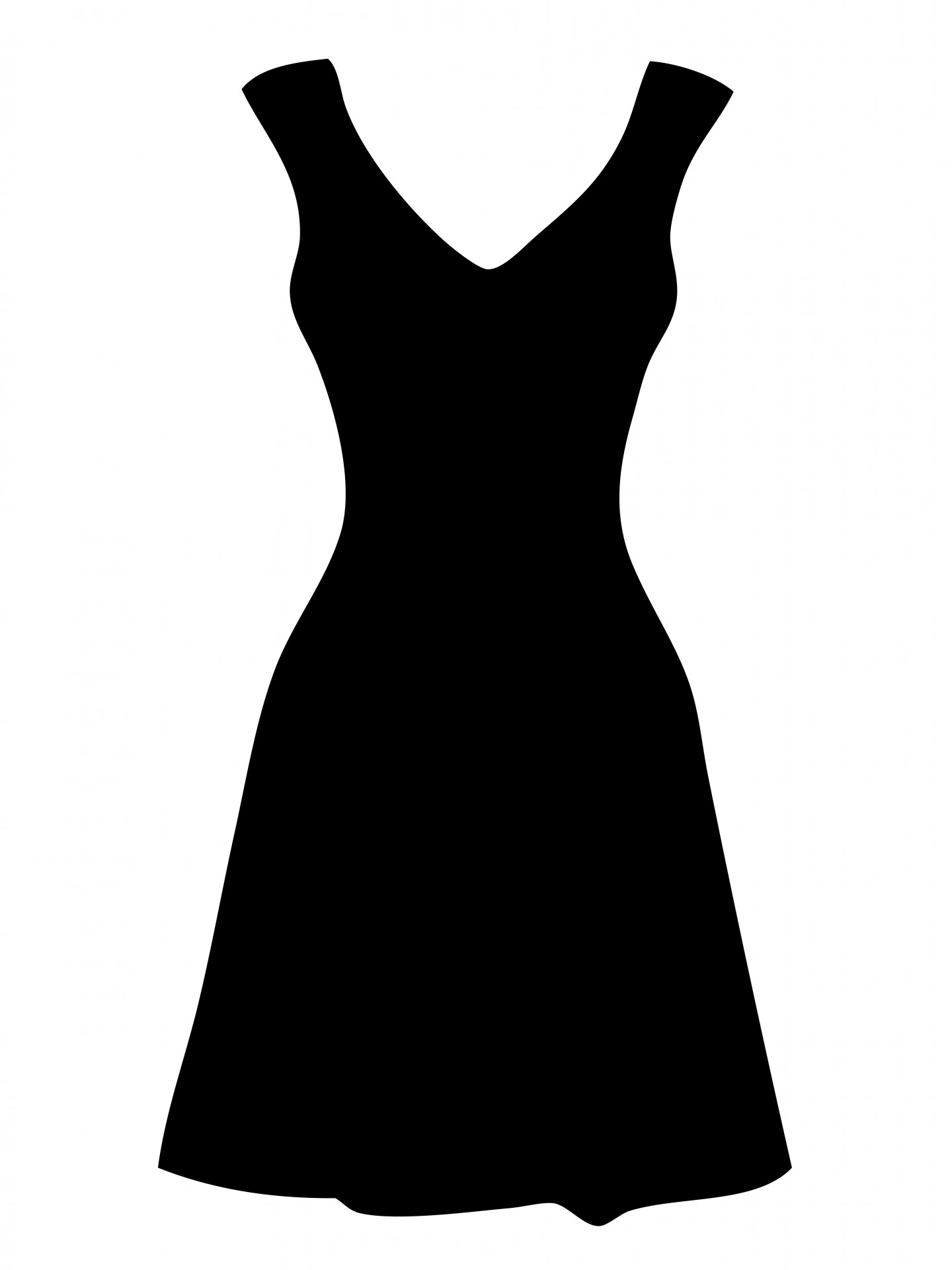 Black Dress Clipart Free Stock Photo - Public Domain Pictures