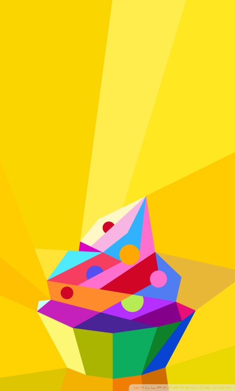 527 views Cute Cupcake HD desktop wallpaper : Widescreen : High Definition ...