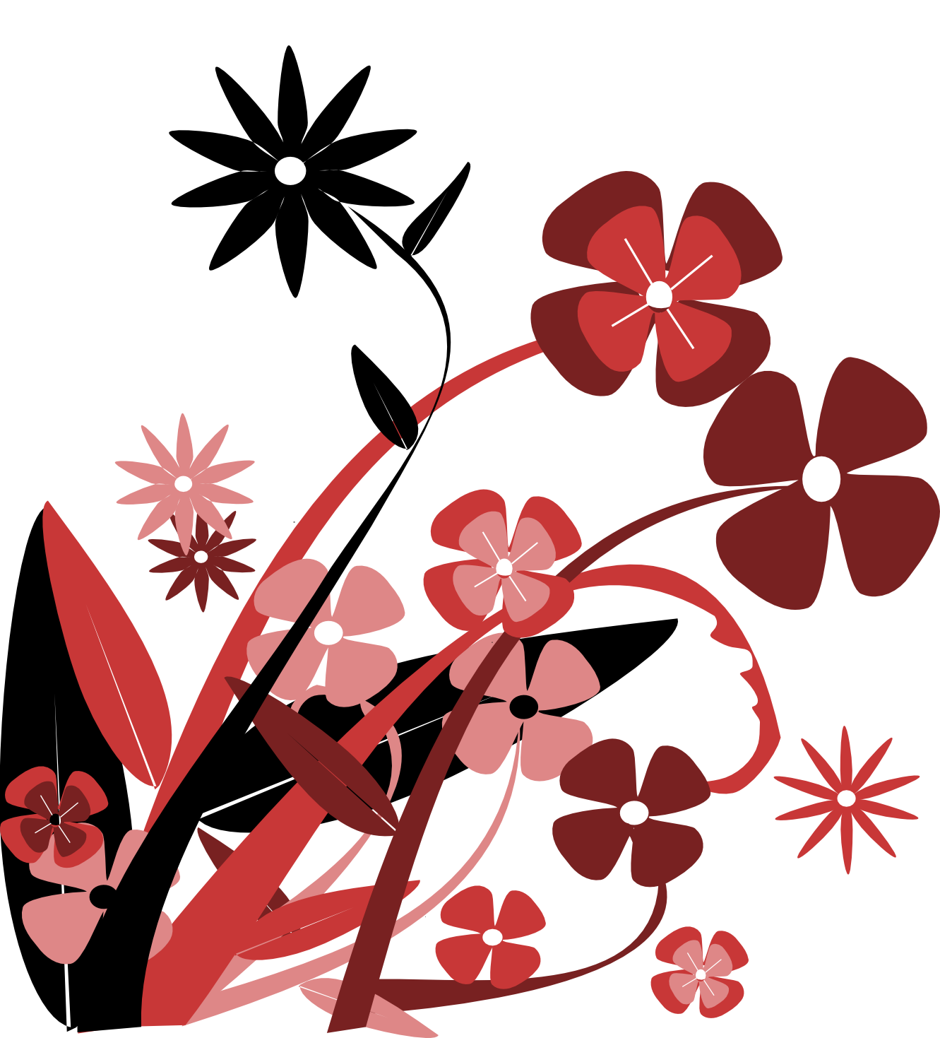 Vector Flower Png Clipart Best