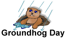 991 views Groundhog Day clip art titles of groundhogs in the rain plus ...