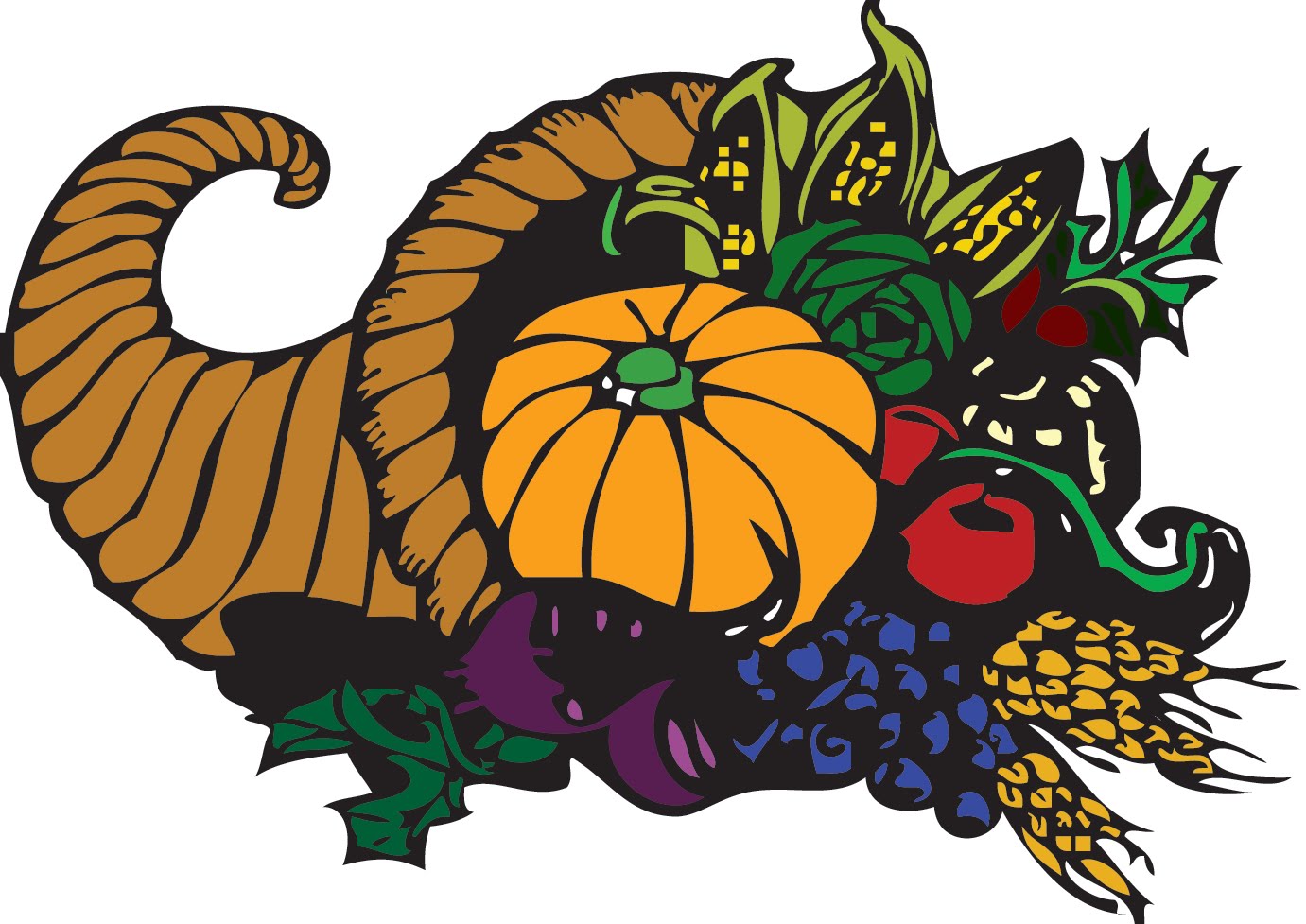 thanksgiving feast clipart - photo #13