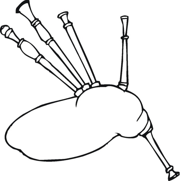clipart bagpipes cartoon - photo #32