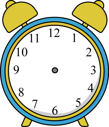 Alarm Clock without Hands Clip Art - Alarm Clock without Hands Image