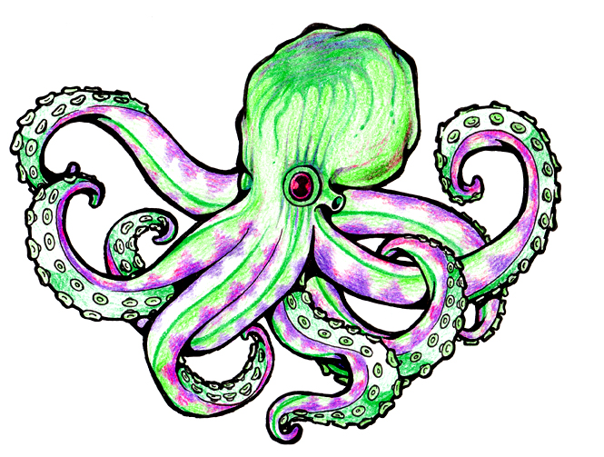 deviantART: More Like Octopus tattoo prelim sketch by kitton
