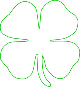 White Green Shamrock clip art - vector clip art online, royalty ...