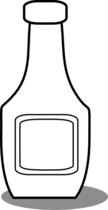 ketchup-bottle-black-and-white ...
