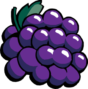 Grapes clip art - vector clip art online, royalty free & public domain