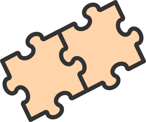 Two Puzzle Pieces