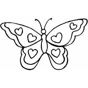 Butterflies Coloring Pages Print Kootation
