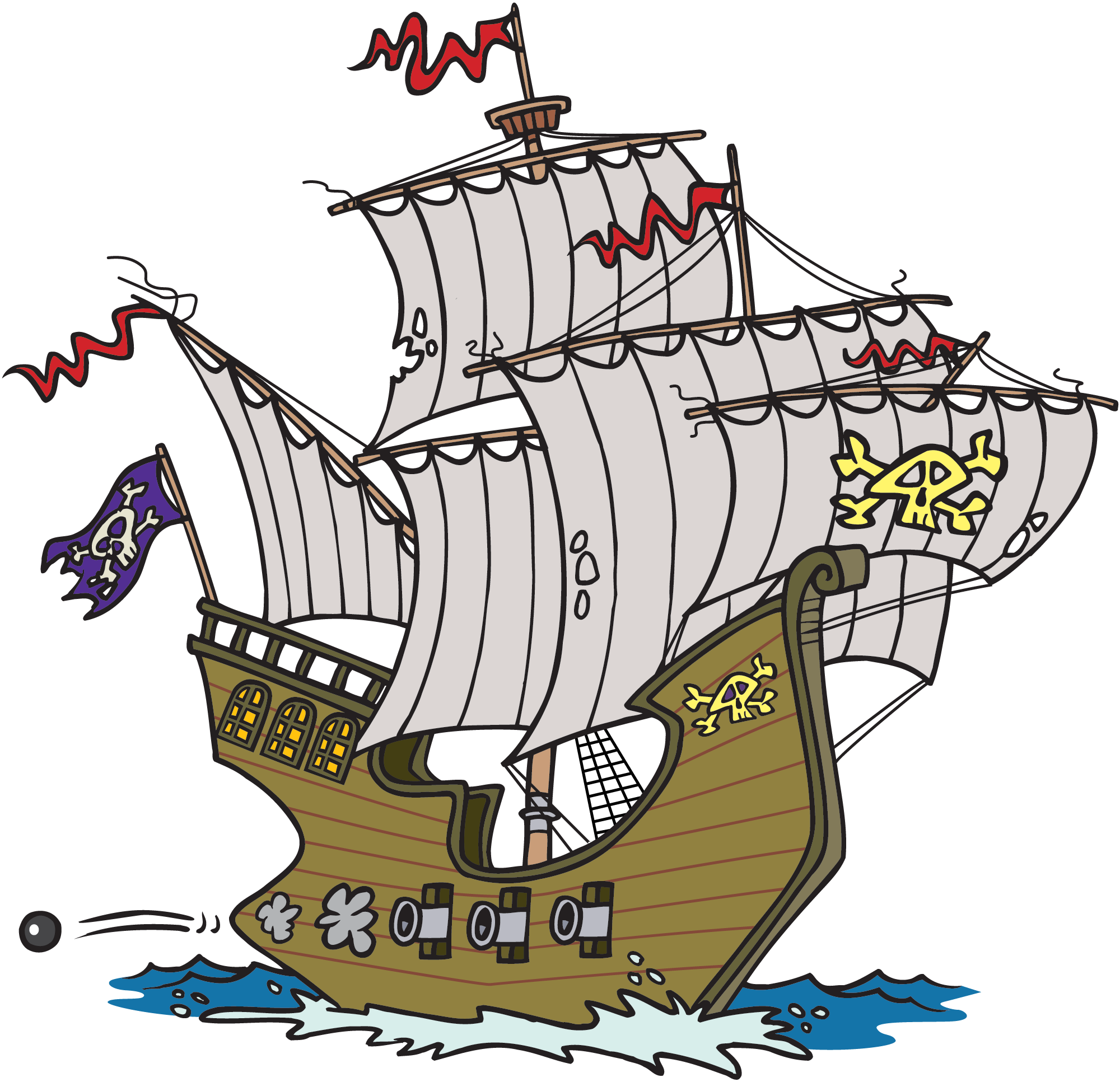 clip art pirate ship free - photo #19