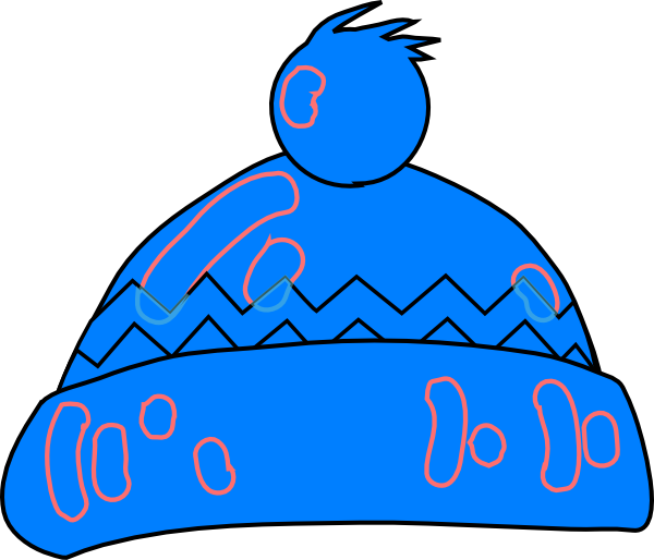 Winter Hat Blue Clip art - Cartoon - Download vector clip art online