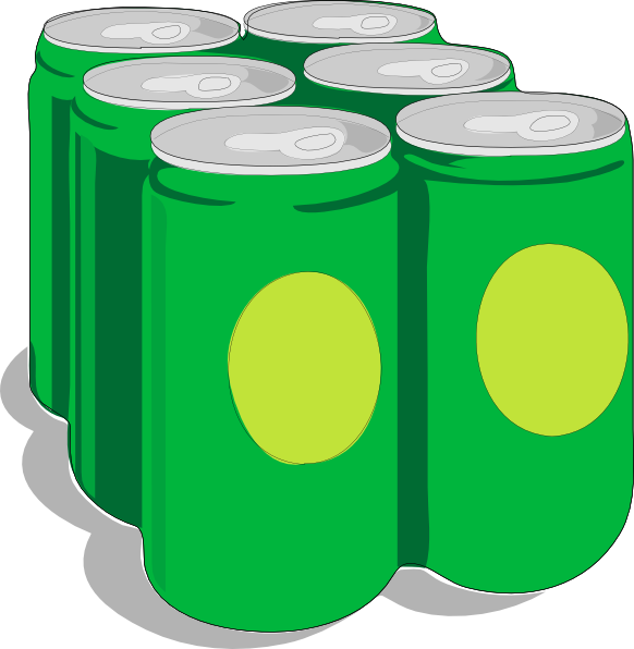 Beer Cans clip art Free Vector