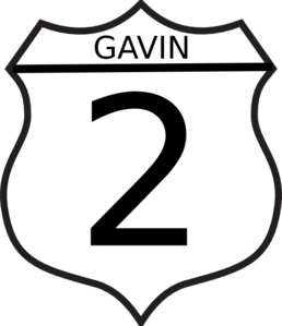 Route Gavin 2 clip art - vector clip art online, royalty free ...