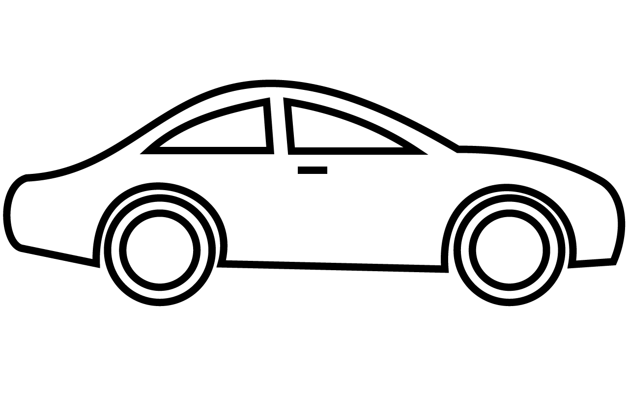 free clipart car outline - photo #5