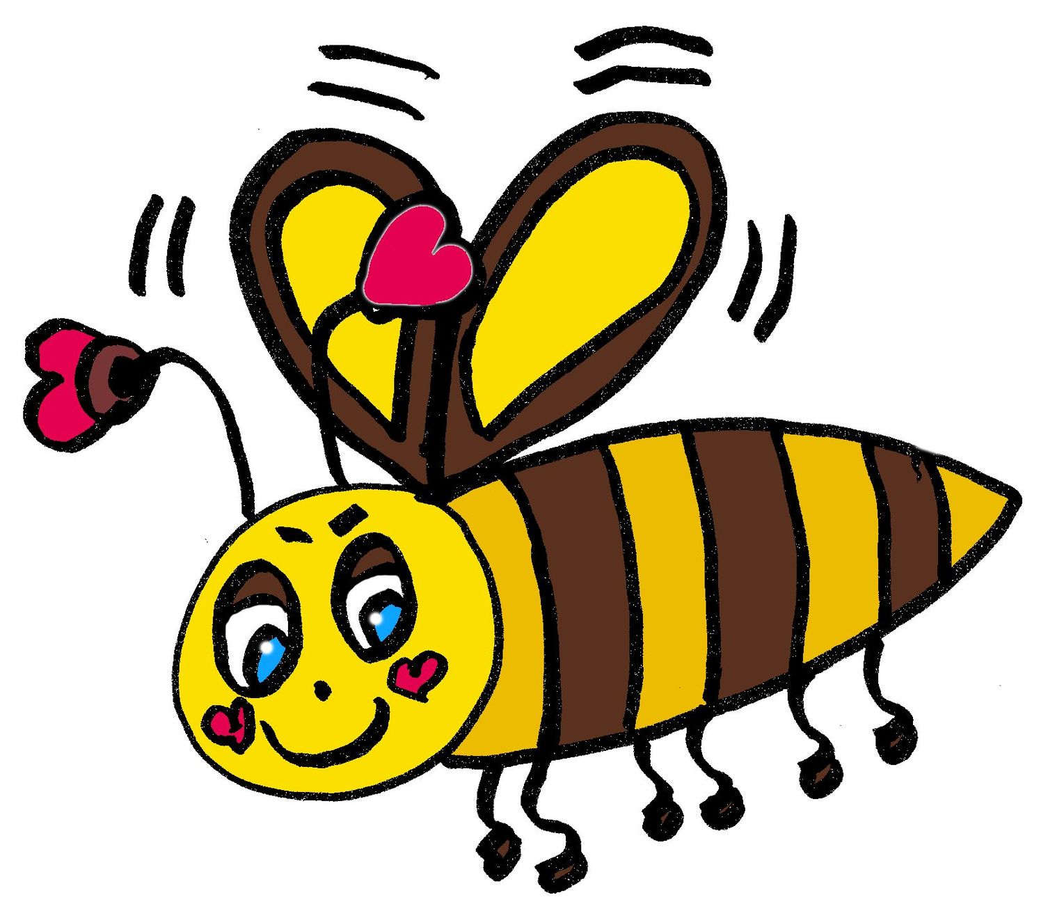 Cartoon Bees Flying ClipArt Best