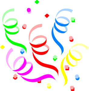 Confetti Clipart Black And White - Free Clipart Images