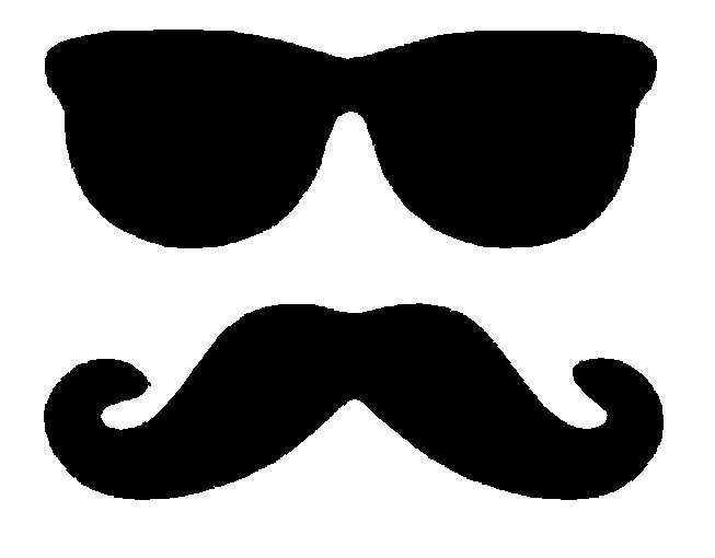 Popular items for mustache silhouette on Etsy