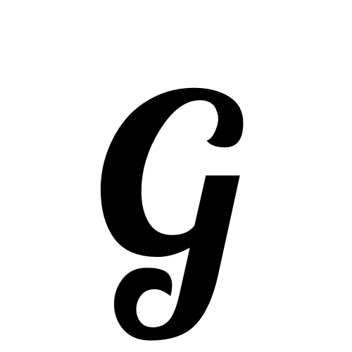 G | latin capital letter g | Lobster1.1, Regular @ Graphemica