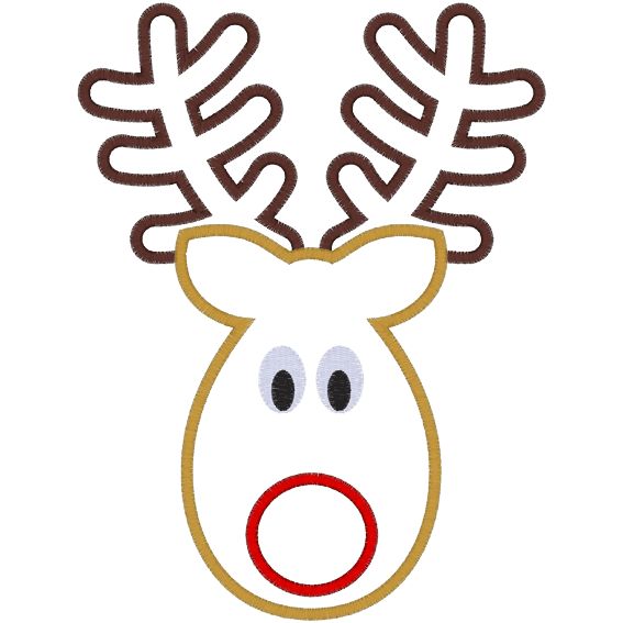 Reindeer Face Template ClipArt Best