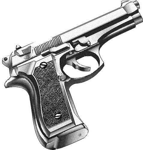 Pistol Tatoo Sketch: Real Photo, Pictures, Images and Sketches ...