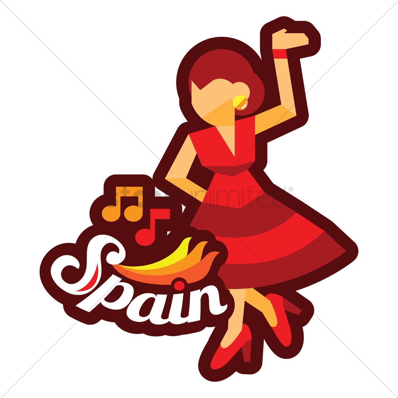 Free Flamenco dancer Vector Image - 1565676 | StockUnlimited