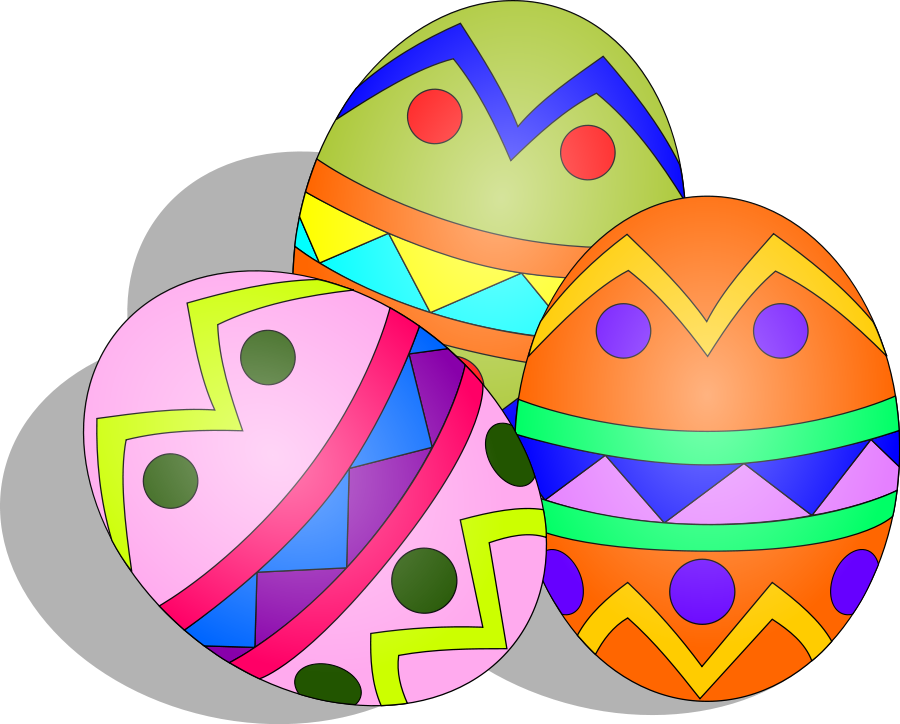 Easter Eggs Clip Art Border - ClipArt Best