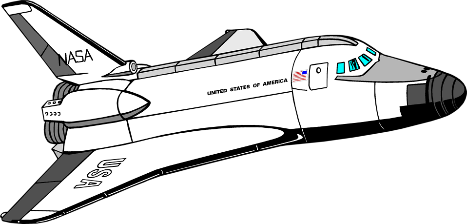 Clipart space shuttle