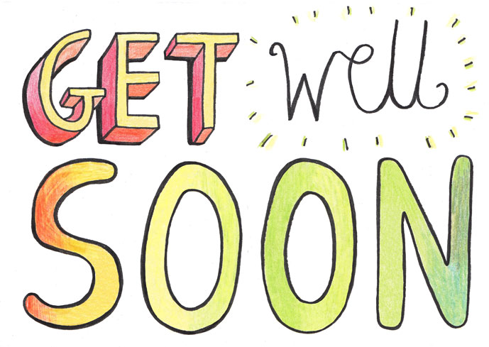 Get Well Soon Clip Art Graphic