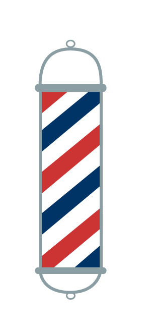 Barbershop Pole Vector Clipart - The Cliparts